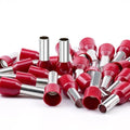 AIRIC UL Listed Wire Ferrule Connectors 8 Gauge - DIN Standard - Crimp Copper Ferrules Terminals Wiring Electrical Connector Nylon Insulated Pin Cord End Terminal 8 AWG, Red, 100 Pcs