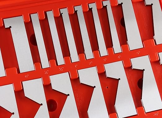 Accusize Industrial Tools 17 Pc Precision Angle Block Set, Ej99-2117