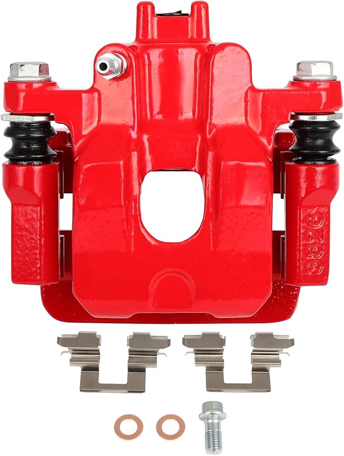 SCITOO Rear Left Brake Caliper With Bracket 19B2675 Compatible For Acura MDX 2001 2002 2003 2004 2005 2006,For Honda Pilot 2003 2004 2005 2006 2007 2008