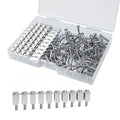 10 Pcs Fixed Bridge Jumper, FBI-10-6 Fixed Bridge Connectors for DIN Rail Terminal Blocks, Insert-Pull Bridging, Compatible with UK2.5B and UK5N, 10 Pole, 100 Screws Included