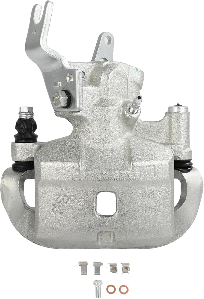 SCITOO 19B2754 Rear Left Disc Brake Caliper w/Bracket Fit For Toyota For MR2 Spyder 2000-2002, Single Piston