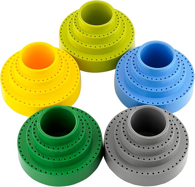 DZQ Rotating Bur Holder 116 Holes,Rotary Tool Holder 1/8"Diameter,Mandrel Drill Holder 360 Degree Rotating,for Drill Home and Garage Tool Accessories(Light Green)