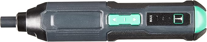 Amazon Basics by SKIL 4V Cordless Stick Screwdriver with 34-Piece Bit Set, Carrying Case, USB Charging, LED Work Light, 3 Torque Settings (Previously Denali Brand)