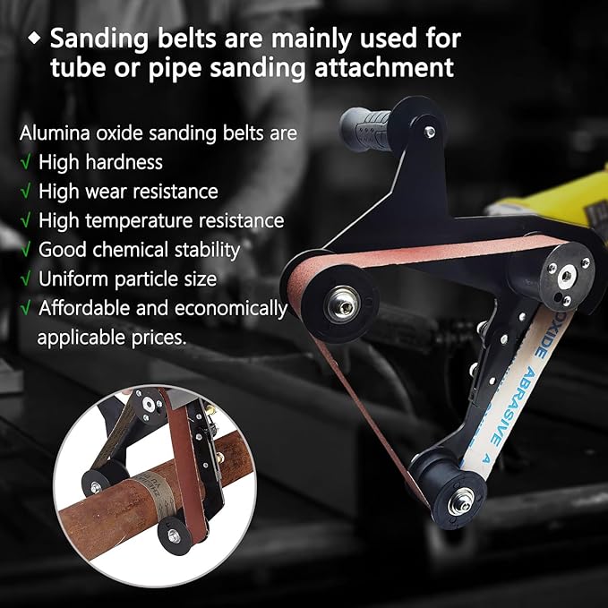 40 Pcs 1-1/2 x 29 Inch Sanding Belts,8 Pcs Each of 60/120/240/400/600 Grits Soft Cloth Sanding Belt for Pipe Sander,740 x 40 mm Sanding Belts for Pipe or Tube Polishing Sanding.