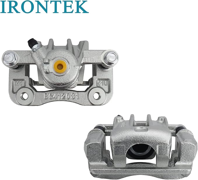 IRONTEK 19B3100+19B3101 Rear Brake Caliper Passenger & Driver Side Caliper Assembly Fit Kia [2006-2001 Optima, 05-10 Sportage], Fit Hyundai [06-08 Sonata, 05-09 Tucson]