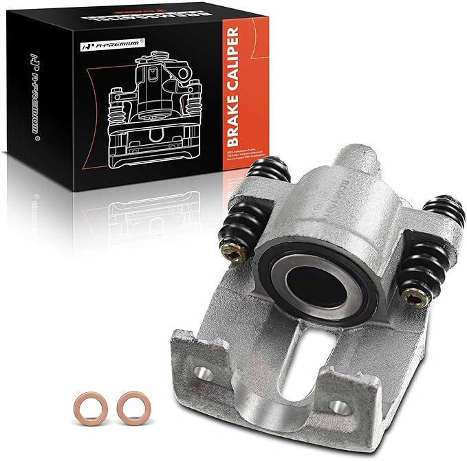 A-Premium Disc Brake Caliper Assembly Without Bracket Compatible with Select Ford and Lincoln Models - For F-150 2004-2011, Lobo 2005-2009, Mark LT 2006-2008 2010-2011 - Rear Right Passenger Side