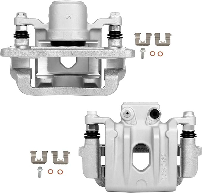 SCITOO 19B6271S 19B6270S Rear Left & Right Disc Brake Calipers Assembly w/Bracket For Kia For Sorento 2014-2018