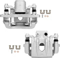 SCITOO 19B6271S 19B6270S Rear Left & Right Disc Brake Calipers Assembly w/Bracket For Kia For Sorento 2014-2018
