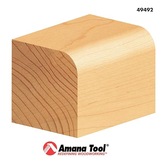Amana Tool - 49493 - 49492 Carbide Tipped Corner Round 1/16 Radius x 5/8 Dia x 5/16 x 1/4" Sha