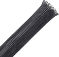25ft - 1/8 inch PET Expandable Braided Sleeving – Black – Alex Tech Braided Cable Sleeve
