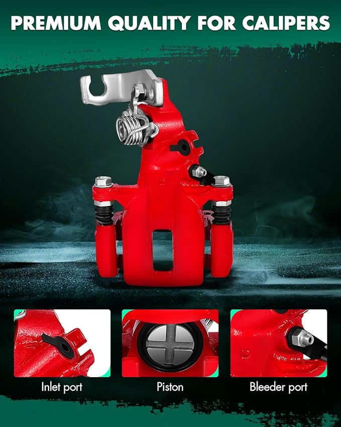 SCITOO 19-B2068 19-B2069 Disc Brake Calipers Assembly with Bracket Fit For Honda For Accord 1998 1999 2000 2001 2002 2006 2007