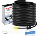 100FT Heat Cable for Water Pipes, Prevent Freezing & Easy Installation, Water Pipe Heat Cable with Thermostat Self-Regulating, Pipe Heating Trace System 120 V