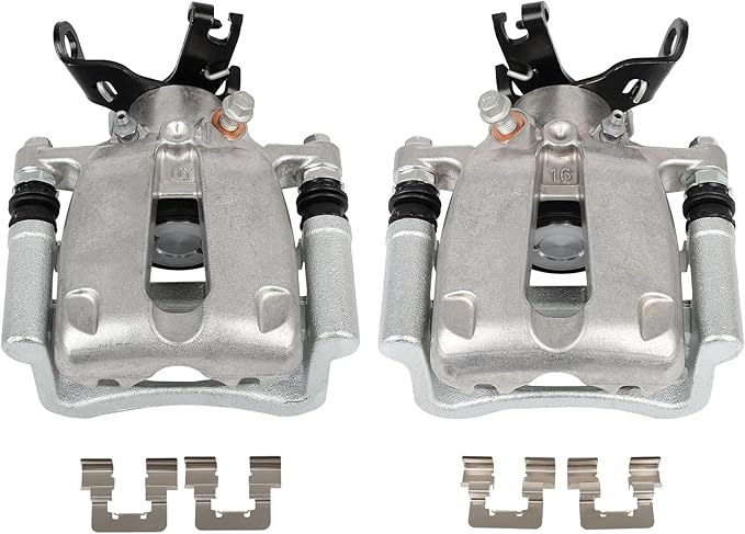 SCITOO 18B5505 18B5504 Rear Left & Right Disc Brake Calipers Assembly w/Bracket For Chevrolet For Malibu 2014-2015,For Chevrolet For Malibu Limited 2016