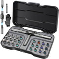 24 in 1 Magnetic Screwdriver Set, HYLEBOR Screwdriver Set with Detachable Handle, Mini Repair Tool Kit, Multipurpose DIY Precision Ratcheting Tool Set for Professional Work and Maintenance