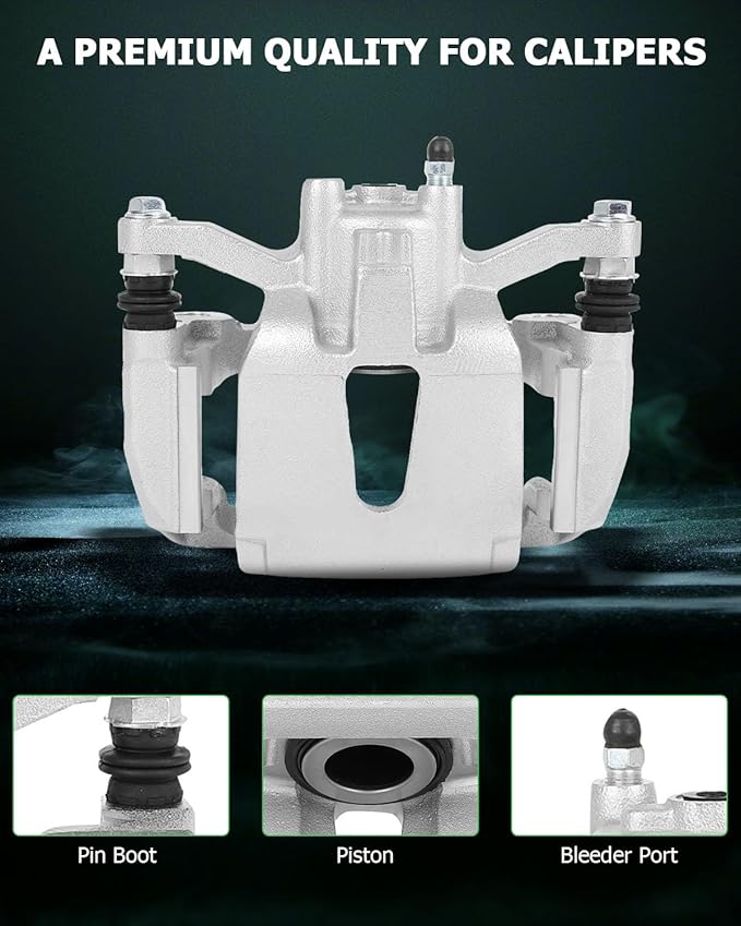SCITOO Rear Right Brake Caliper With Bracket 18B5396 Compatible For Ford For F-150 2012-2016, For Ford For Lobo 2012-2016