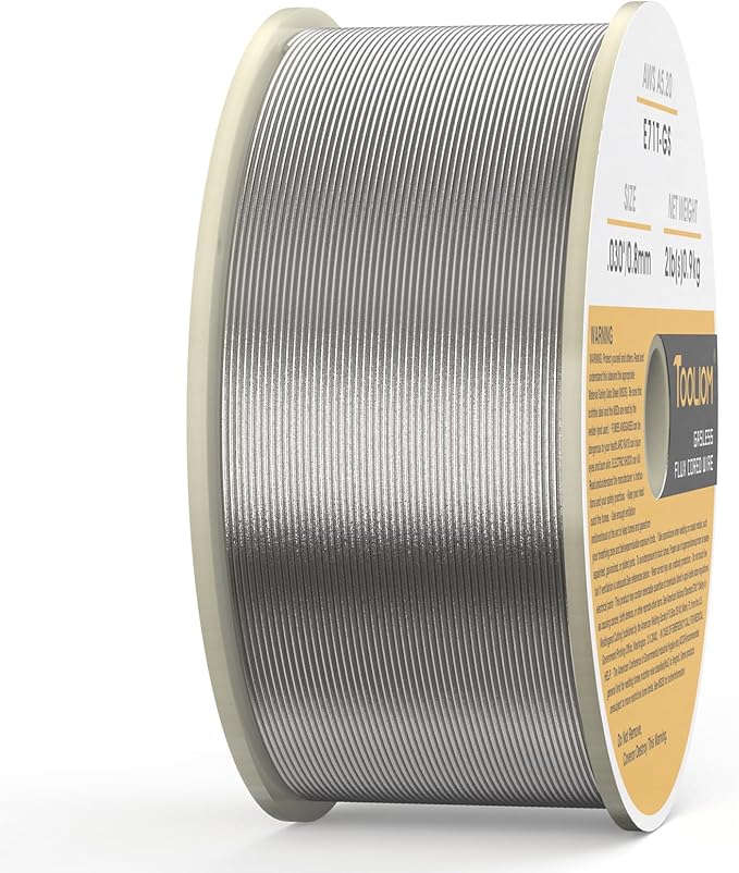 TOOLIOM E71T-GS .030" Diameter 2-Pound Spool Flux Core Self-shielded Carbon Steel MIG Welding Wire 3 PCS