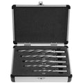 Lichamp 5-Piece M2 HSS Reamer Drill Bit Set, 3/8" 1/2" 9/16" 5/8" 3/4" High Speed Steel Chucking Reamer Set for Metal