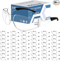 Clear Safety Glasses Bulk of 50,ANSI Z87.1 Impact Resistant Lens Eye Protection for Lab,Construction