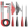 Goupchn Multimeter Test Leads Kit 8PCS Test Cable Set with Alligator Clips, Test Probes for Fault Location, Electronics Repairing