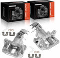 A-Premium Disc Brake Caliper Assembly with Bracket Compatible with Select Honda and Acura Models - Accord 2008-2012, TSX 2009-2014 - Rear Driver and Passenger Side
