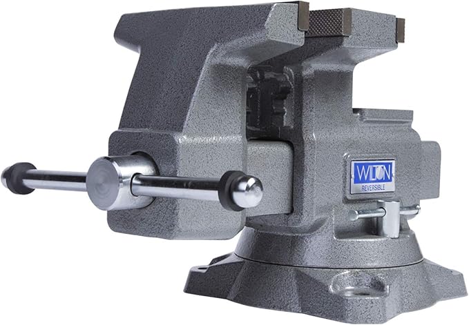 Wilton Reversible Bench Vise, 6-1/2" Jaw Width, 7-1/4" & 12-3/4" Jaw Opening, 4" Throat (Model 4650R)