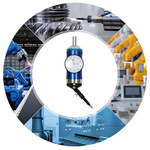 Centering Indicator, 0-0.12in/0-3mm Milling Machine Alignment Dial Test, 0.01mm Pocket Type Centering Test Dial Gauge, Precision Milling Machine Test Dial