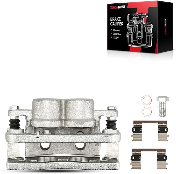 Torchbeam Front Brake Caliper for Chevrolet Silverado 1500 2008-2018, GMC Sierra 1500 2008-2018, Chevrolet Tahoe 2008-2020, GMC Yukon, Front Left or Front Right Caliper Replace # 18P4918A
