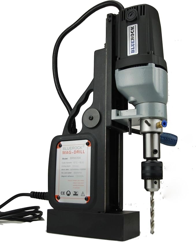 BLACK BLUEROCK Tools Model BRM-35A Typhoon Magnetic Drill Roto-Broach