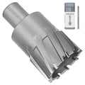 KEENTECH Carbide-Tipped Annular Cutter, 1-9/16" Diameter x 1-3/8" Depth, 3/4" Weldon Shank (2 Flat), High Speed Cutting TCT Mag Drill Bit with Pilot Pin for Harder Material, Stainless Steel, Cast Iron