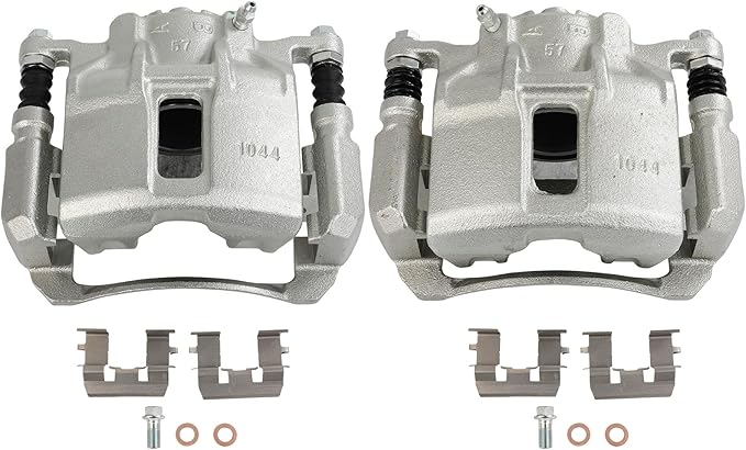 SCITOO 19B2668 19B2669 Front Left & Right Disc Brake Calipers Assembly w/Bracket For Honda For Accord 2003-2007