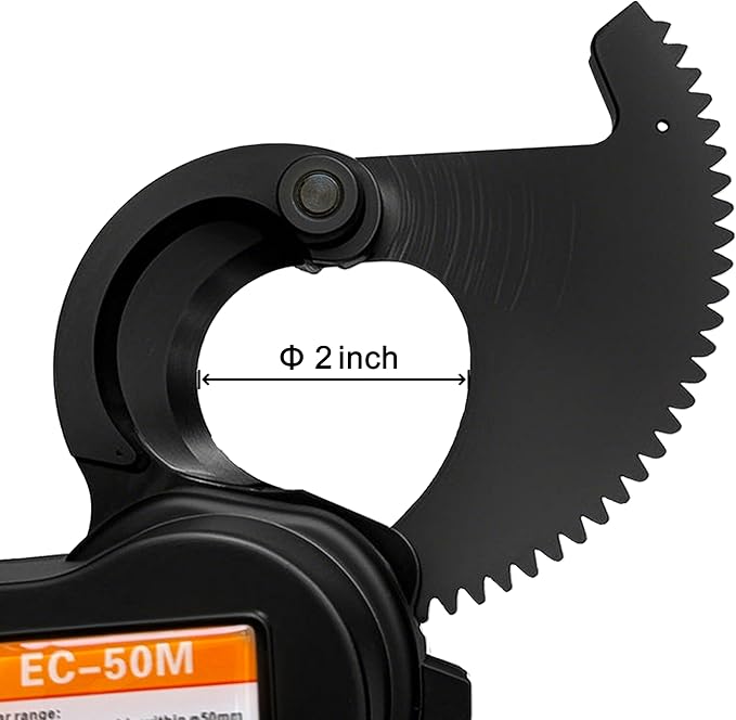 Battery Cable Wire Cutters Ratcheting Compact Heavy Duty Cutters (1000 MCM Copper/ 1500 MCM Aluminum) Professional Electrical Portable Cable Cutter with Comfort Grip Handles, Alloy Steel Blades