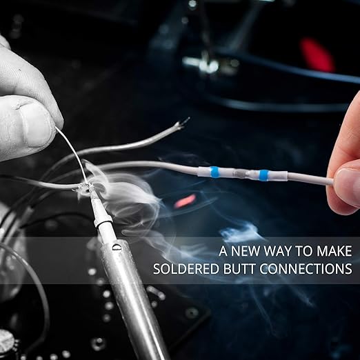 Wirefy 110 PCS Solder Seal Wire Connectors Kit - Heat Shrink Wire Connectors Kit - Waterproof Solder Sleeves - Self Soldering Wire Connectors - Set 26-10 AWG | Wire Butt Connectors Heat Shrink