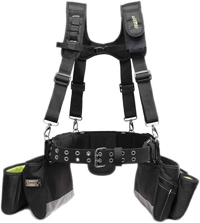 AWP Tool Belt, Tool Rig, Durable, Premium Tool Belt Organizer