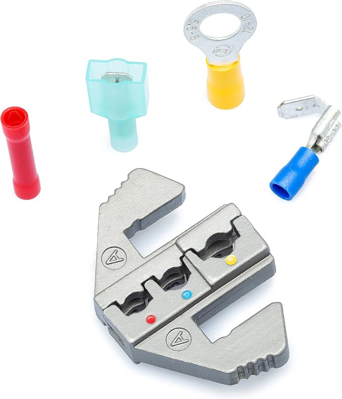 Wirefy Crimping Die for Insulated Nylon Connectors - 22-10 AWG