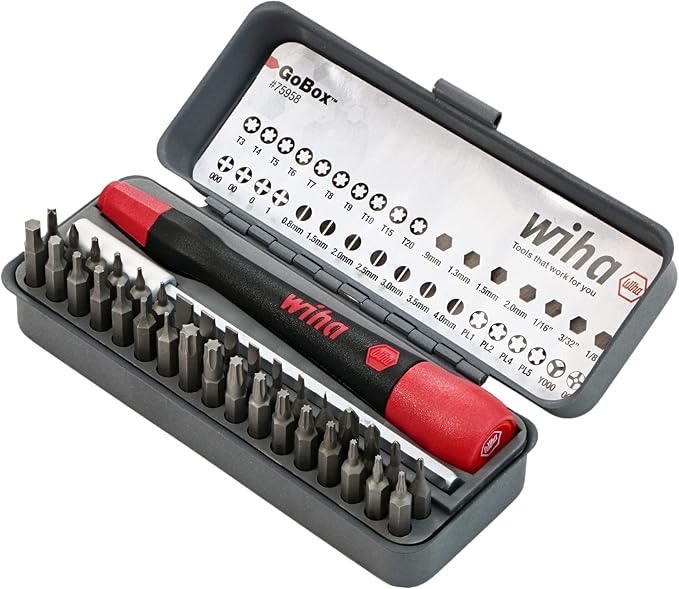 Wiha 75958 Piece GoBox Precision Micro Bit Set