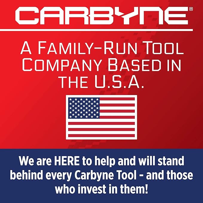 CARBYNE 1/4" Drive 6 Point Socket & Ratchet Set - 65 Piece | SAE & Metric. Includes Metric 4mm to 14mm, SAE 5/32" to 9/16. Chrome Vanadium Steel • From a Family-Run Tool Company Based in the U.S.A.