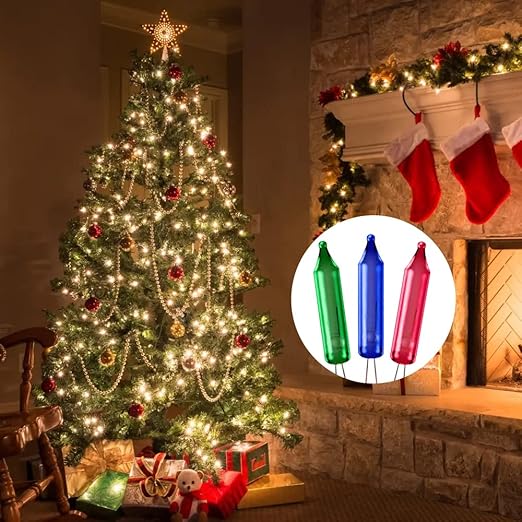 allsun Non-Contact Christmas Light Tester with 50pcs 2.5V Bulbs, 12-600Vac Fixer Fuse Detector