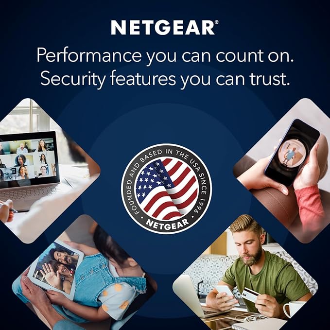 NETGEAR Orbi 370 Series Dual-Band WiFi 7 Mesh Network System for Home (RBE372) – Wireless Router + 1 Extender, Security Features, 5 Gbps, Covers 4,000 sq.ft., 70 Devices, 2.5GB Internet Port, BE5000