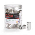 HKS 50PCS Non-Insulated Wire Ferrules- AWG1-50.0mm² Copper Barrel Pin Cord Terminals for Wiring Electrical Crimp EN50-20