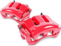 Power Stop Front S1218 Pair of High-Temp Red Powder Coated Calipers