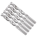 Drill Bit, 12.5mm Cutting Diameter, 4241 HSS 118° Cutting Angle Uncoated Bright Versatile Jobber Bits - (Applications: for Drilling Plastic Wood Soft Metal), 5-Pieces