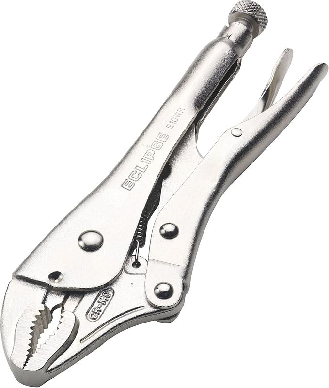 Eclipse Professional Tools E10WR 10 Inch Curved Jaw Locking Pliers with Wire Cutters (10" / 250mm)