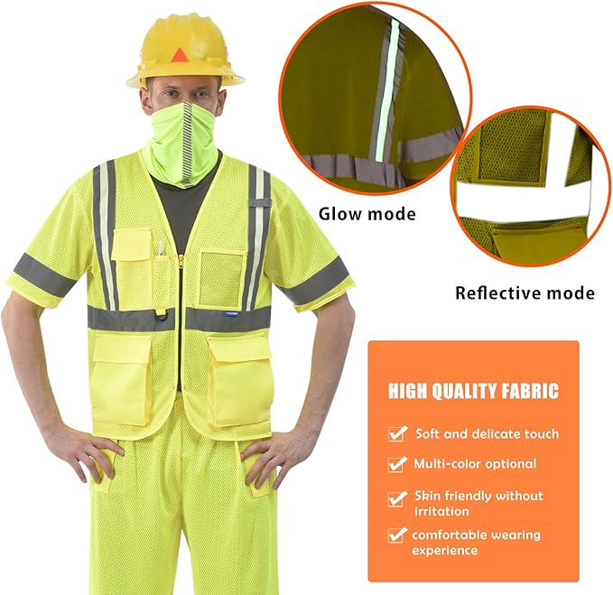 A-SAFETY SMall Glow safety Vest Class 3