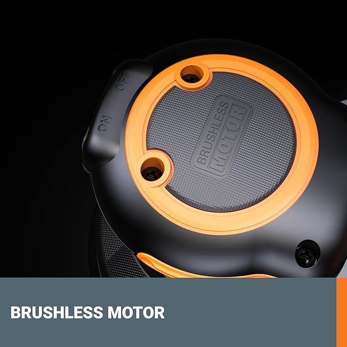 WORX 20 V WX823L.9 Cordless Random Orbital Sanders, Brushless Sander Cordless, 150/120/80 Grit sanding paper, 20V Cordless Sander Tool Only, WX823L.9