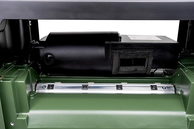40700H 12½-Inch Spiral Cutterhead Benchtop Planer with Tungsten Carbide Inserts, Snipe Minimizer, and Board Return Rollers (12-1/2-Inch Single Speed)