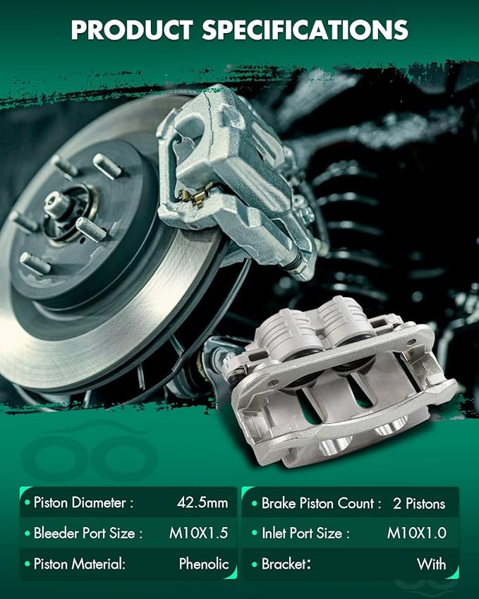 SCITOO Front Right Brake Caliper With Bracket 18B4928 Compatible For Ford For Mustang 2005-2010