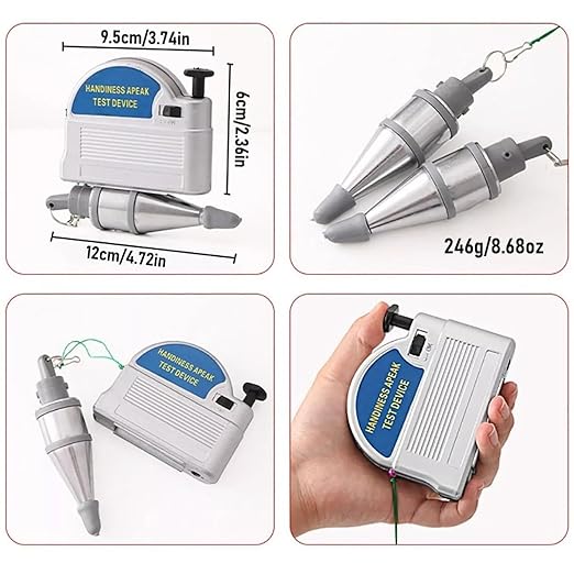 Retractable Plumb Bob, Automatically Stretch Line Quickly Stabilize Magnetic Retractable Plum Bob, for Construction Industry Assignments with 19.7 Ft Auto Recoil Cord & Quick-Stabilizing (1 Pcs)