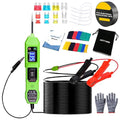 Multifunctional Car Circuit Tester,Digital Display Short Circuit Finder,6-24V AC/DC Car Power Tester, Component Activation Electrical Tester for Trailer Lights Testing/Continuity Testing