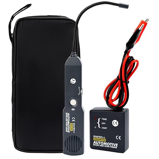 EM415Pro Automotive Circuit Breaker Finder Electrical Tester, 6-42V Wire Tracer Short Circuit Finder, Cable Tracker & Voltage Detector with 7 Inch Flexible Probe for Car and Home Diagnostics