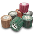 7 Pack Non Woven Wire Abrasive Drawing Polishing Wheel with Sandpaper for The Surface Treatment of Metal Products Grit : 120sp/240/240sp/320 /320sp/400/600